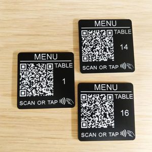 パーソナライズされたカスタマイズラベルタグステッカーステンレススチールQRコードステッカービジネスカスタムメイドステッカーDong IDタグ - Product Image 3