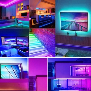 Dijital RGBIC Led COB lambası şeritler 480 576 Leds/metre 10mm su akan Chasing App uzaktan kumanda IP20 WS2811 süslemeleri - Product Image 5