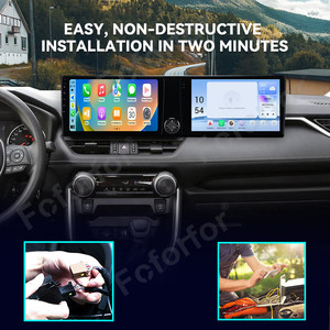 适用于丰田RAV4 2020-2024双屏全球定位系统导航安卓13 Carplay 10.1英寸多媒体播放器电视 - Product Image 6