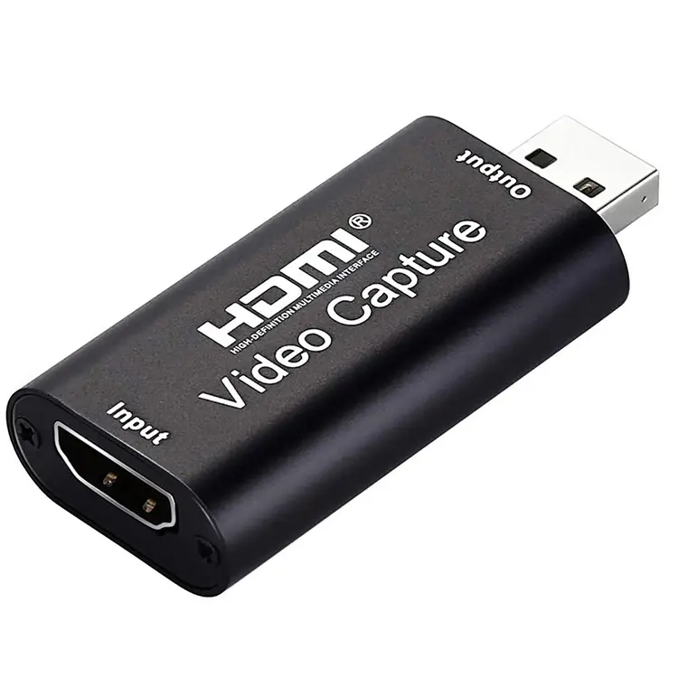 Il dispositivo della scheda di acquisizione Audio Video H2U USB2.0 all'ingrosso registra l'anteprima e l'archiviazione Ultra 4k 30fps per la trasmissione in diretta, lo Streaming