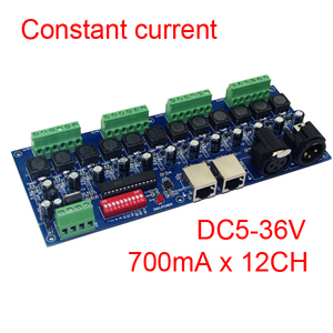 Corriente constante HLB 12ch 3ch RGB 4ch rgbw atenuador placa controladora ánodo común DMX512 decodificador - Product Image 2