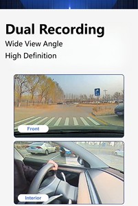 2 <strong>Channel</strong> Car Dash Camera 360 Front <strong>Vehicle</strong> Reversing Aid 1080P Dash Camera Car Black Box Built in GPS 3 Inch Screen - Product Image 6