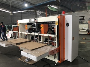 Tay hoạt động hai miếng đôi servo bán tự động stitcher máy cho bù đắp carton và bình thường hộp - Product Image 3