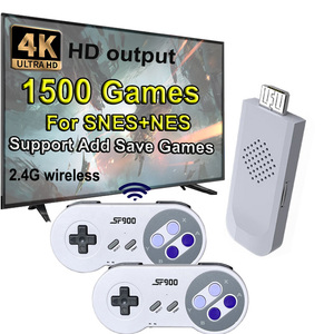 SF900 HD 16บิตในตัว4700 + เครื่องเล่นเกมมือถือพร้อม2 Gamepad 2.4G สำหรับ SNES คอนโทรลเลอร์ไร้สายคอนโซลวิดีโอเกม - Product Image 6