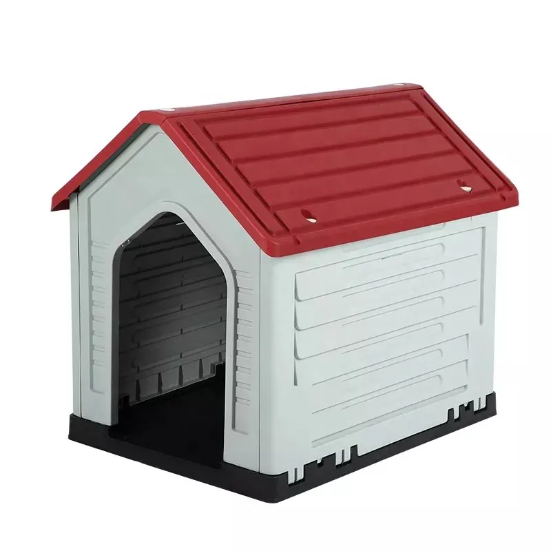 2022 Neue Produkte Verschiedene Farben Langlebige tragbare Kunststoff Outdoor Cage Pet Dog House für Ama