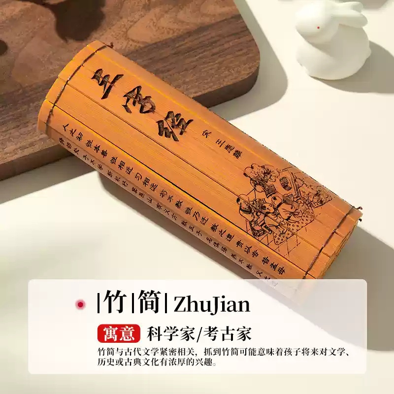 Sutra-écrivain à trois caractères du vent de bûche