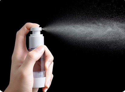 botella pulverizadora sin aire