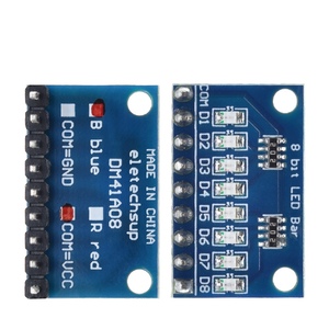 TZT 3.3V 5V 8 Bit Blau/Rot Common Anode/Kathode LED-Anzeige modul Diy Kit Für Arduino NANO UNO Himbeer pi 4 Nodemcu V3 - Product Image 5