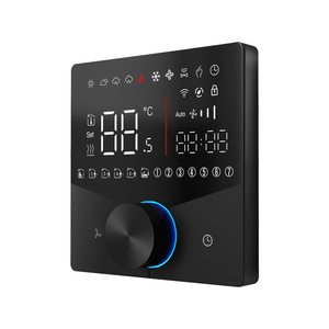 Современный дизайн, система HVAC, 4 трубы, внешний датчик, Wi-Fi, термостат с контролем Tuya, термостат с детским замком, регулятор температуры - Product Image 3