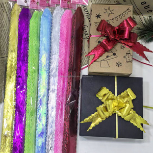 Các Loại Màu Sắc Sóng Cạnh Kim Loại Bướm Kéo Bow Trang Trí Quà Tặng Ruy Băng Cho Gói Quà Tặng Sinh Nhật Đám Cưới - Product Image 6