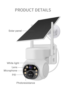 OEM 2MP Solar Panel Powered CCTV <strong>Camera</strong> 4G Sim Card Tuya Smart Wireless Outdoor Security Solar Battery <strong>Camera</strong> - Product Image 5