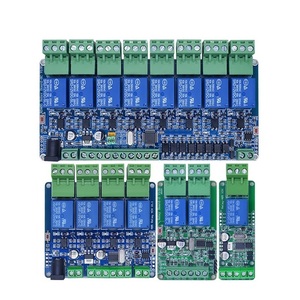 Modbus-Rtu 1/2/4/8 canales optoacoplador aislamiento 12V módulo de relé interruptor Modbus RTU relé salida interruptor RS485/TTL comunicación - Product Image 1