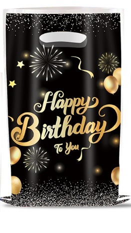 Black gold Gift bag * 10pcs