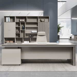 Fabricante de escritorio de oficina blanco moderno estilo simple en forma de L Escritorio de oficina ejecutiva mesas de ordenador de oficina para el trabajo - Product Image 4