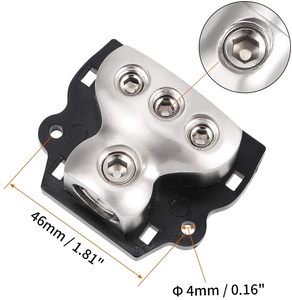 3 Way Power Distribution Block 0 Gauge in <strong>4</strong> Gauge Out Power Ground <strong>Distributor</strong> for Splitter - Product Image 4