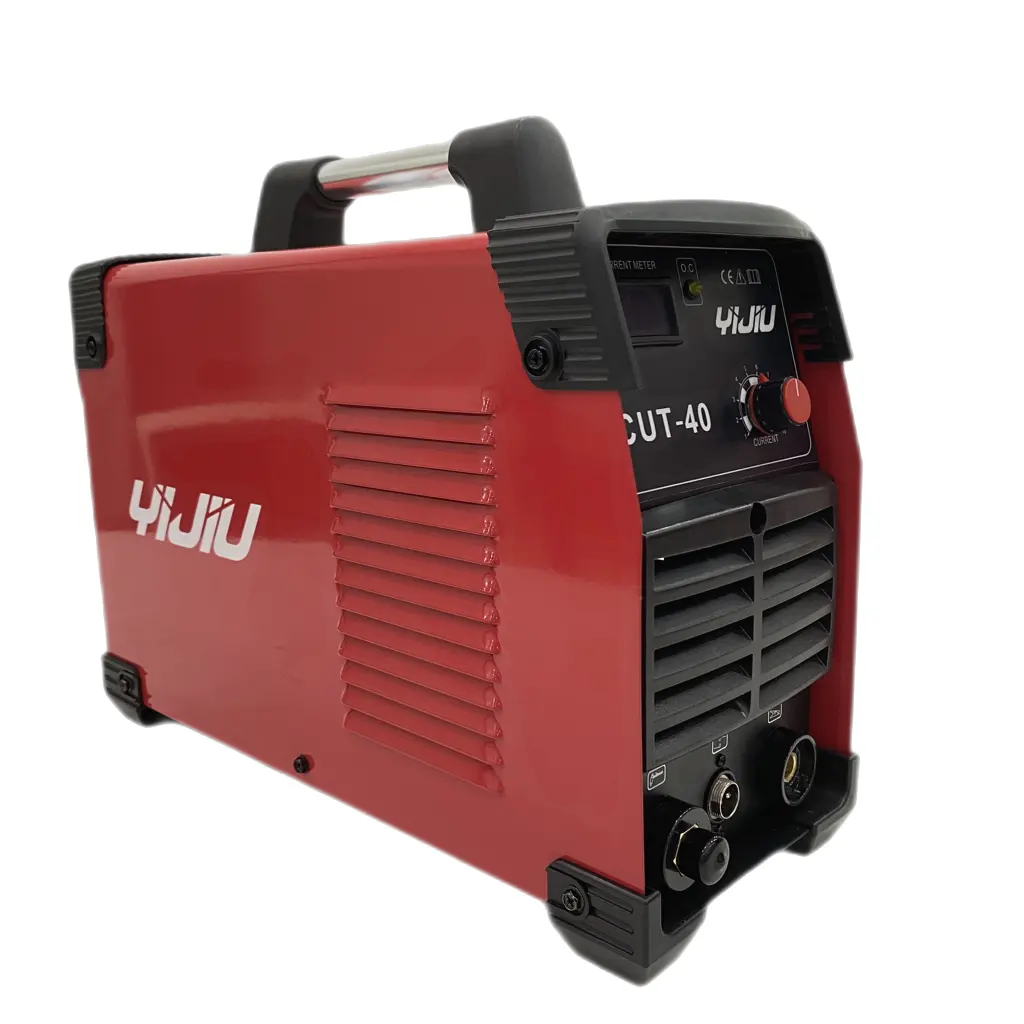 Cortador de máquina de corte por plasma CNC pequeño de bajo costo rojo YIJIU CUT-40 se vende bien
