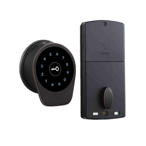 BL09-F parmak izi tek mandal yüzeye monte RFID kart ve WIFI Tuya veya Bluetooth TTLock APP ile şifreli kilit - Product Image 2