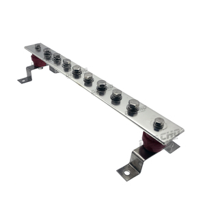 Alimentador de red móvil, barra de tierra de cobre estañado, kit de barra de tierra de telecomunicaciones, solución de conexión a tierra para centro de datos - Product Image 1