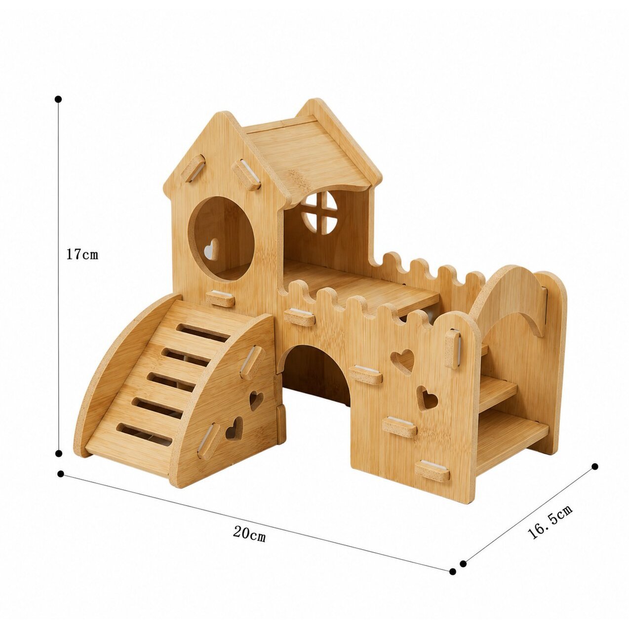 Villa con doble escalera, tipo B