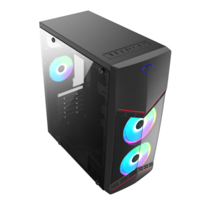 キャビネットPCケースATXケーシングCPUケース垂直PCボックスオフィスボックス - Product Image 4