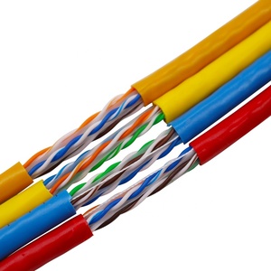 Utp/Ftp Cat5/6E Ethernet Cat5/Utp/grigio colore personalizzato blu giallo verde Utp cavo Cat5E 4P 28Awg - Product Image 3