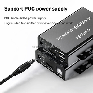 HDMI KVM扩展器通过5/6类以太网电缆连接到60M 1080P HDMI USB RJ45局域网扩展器支持键盘鼠标扩展传输 - Product Image 5