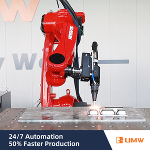 6-Achsen-Gelenkoboterarm Hochpräzise 3D-automat isierte industrielle Roboter-Faserlaser schneide maschine zum Schneiden von Metall - Product Image 4