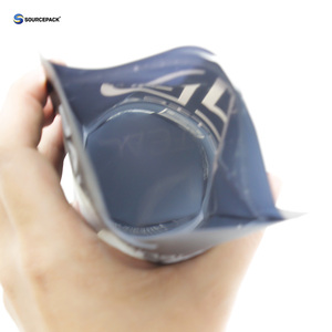 Şeffaf pencere ve Euro asmak deliği ile kilitli dik torba ile OEM özel baskı plastik paket ambalaj - Product Image 4
