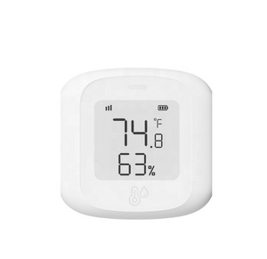 Smart WiFi Zigbee Sensor de temperatura y humedad Higrómetro interior Termómetro Detector con pantalla LCD Control remoto - Product Image 1