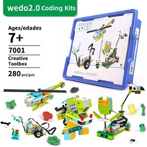 WEDO 2,0 Core Set Building Blocks Robot programable WEDO2.0 45300 Ladrillos educativos con contenedor de almacenamiento, regalos para niños - Product Image 3