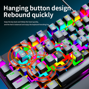 GK515-PRO 104 Keys RGB Backlit USB Wired Fashionable Mechanical <strong>Keyboard</strong> for PC <strong>Computer</strong> Games Office <strong>Learning</strong> Teclado Mecanico - Product Image 6