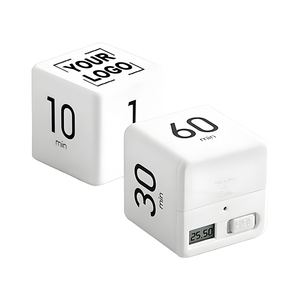 WSY75 Custom Cube Rotierender Timer Workout Produktivität Pomodoro Timer Großhandel Digital Flip Kitchen Countdown Timer für Kinder