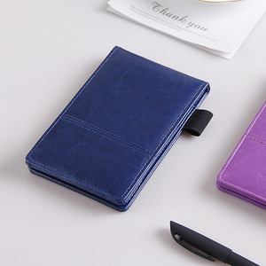 A7 Kunden spezifisches Logo PU Hardcover Notepad Mit einem Taschen rechner Stift halter Multifunktion ale Tasche Notepad Enterprise Anpassung - Product Image 5