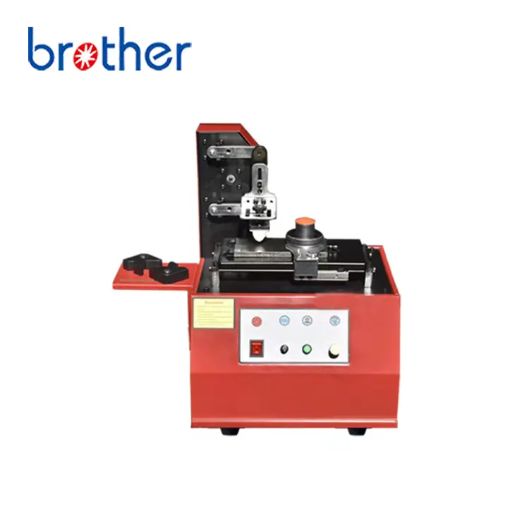 Borther Tmanual Watch Dial Máquina De Impressão De Almofada Automática Impressora Placa Quadrada Elétrica Máquina De Impressão De Almofada De Tinta