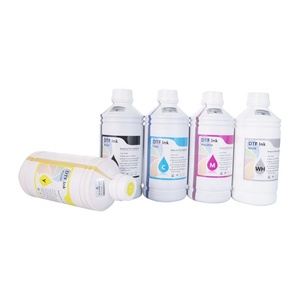 DTF Ink 1000ml CYMKW Waterproof Sunproof Film Ink for DTF Printer Machine <strong>A3</strong> Heat Pet Film Textile Fabric Printing Ink - Product Image 1