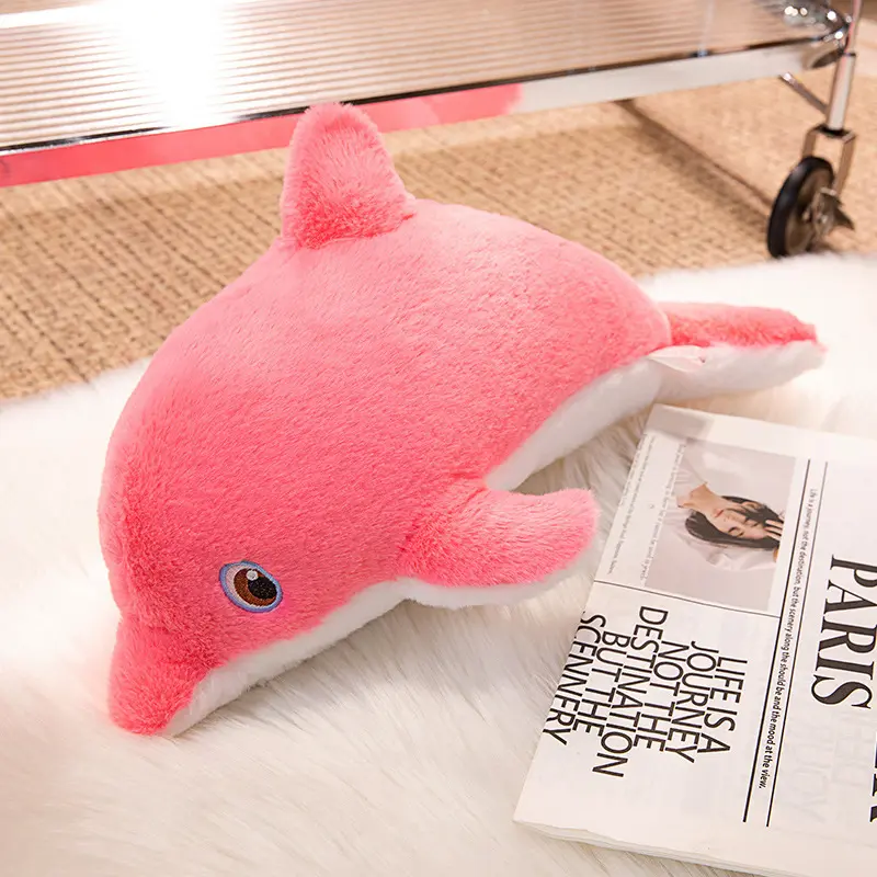 Peluche più venduti foca pesce pagliaccio delfino peluche cuscini peluche oceano mare animali di peluche per bambini