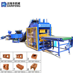 Smart <strong>Block</strong> Machine for Building Material DF4-10 <strong>Interlocking</strong> Brick Machine Stabilized Red Soil Brick - Product Image 1