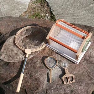 Kids <strong>Critter</strong> Catcher Tools <strong>Set</strong> with Cage Tweezers Magnifying Glass Observation Cup Net Outdoor Catcher for Children - Product Image 2