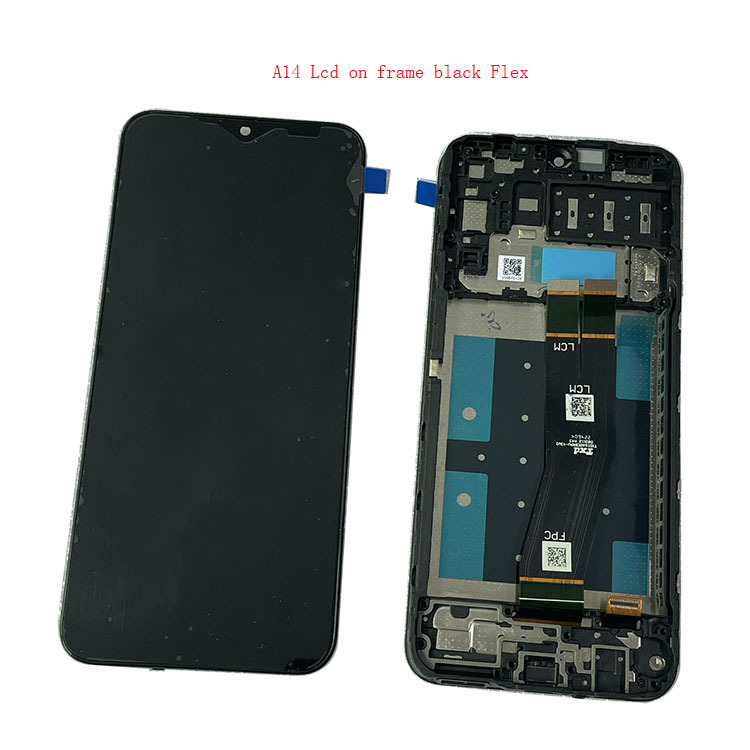 A14 4G Lcd en marco con Flex negro