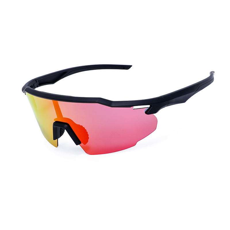 Cadre noir avec revo rouge complet