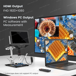 Microscopio Digital AD409 Pro-ES con pantalla LCD ajustable de 10,1 pulgadas con endoscopio y pantalla FHD para reparación electrónica - Product Image 5