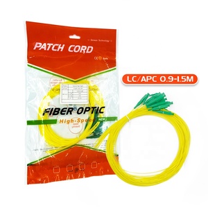 KICO Patchkabel LC APC 0, 9 1,5 M Glasfaser-Patchkabel Glasfaser kabel PVC FC FTTH FTTB FTTX