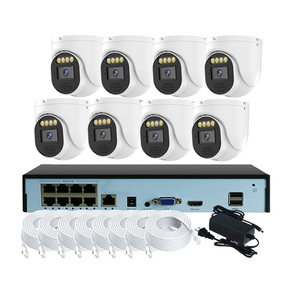 超高清12MP金属双光IP67 POE炮塔安全摄像机12MP Nvr 8Ch人体运动检测OEM IP系统 - Product Image 1