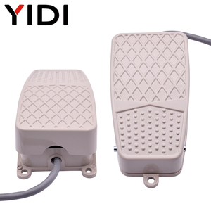 YIDI FS-2 Metal ayak Pedales ayak anahtarı 1NO1NC 10A 250VAC Industrial endüstriyel elektrikli makine anlık kontrol pedalı ayak pedalı - Product Image 2