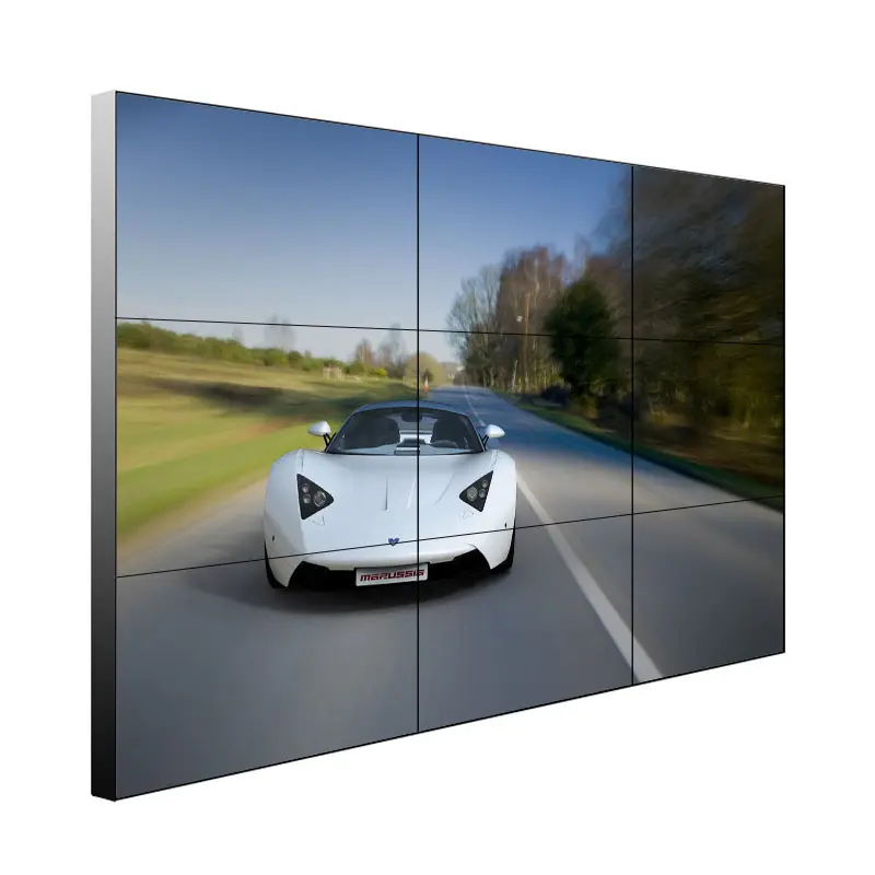 Teatro personalizado alto brilho 2*2 3*3 4*4 emenda painel 4K tela grande inteligente multimídia LCD TV vídeo wall