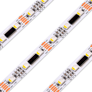 Venta al por mayor Newstar direccionable 12vdc 60leds 20 píxeles Dmx512 4 en 1 Rgbw direccionable digital Dmx en tiras LED de señal paralela - Product Image 1