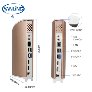 Intel H110 Anakart Mini PC ile Çekirdek <span class=keywords><strong>i3</strong></span> i5 i7 işlemci desteği 64 bit X86 Ubuntu <span class=keywords><strong>Nettop</strong></span> Bilgisayar