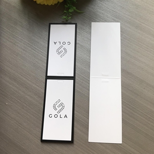 Custom Luxury Folded Card Paper Hang Tag with <strong>String</strong> for Shoes and Bags - Product Image 2