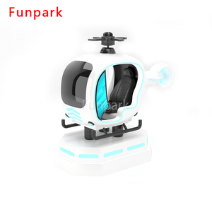 Fungpark เครื่องเกมอาเขตเสมือนจริง2ผู้เล่นจำลองเครื่องบินที่ใช้เหรียญจำลองสำหรับเด็ก220V โลหะ VR - Product Image 1