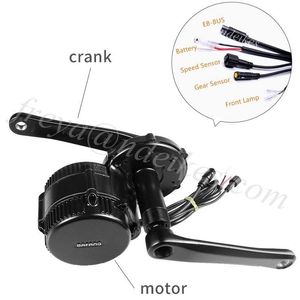 电动自行车套件电动自行车三轮车八方36V 48V 500瓦中驱电机转换套件